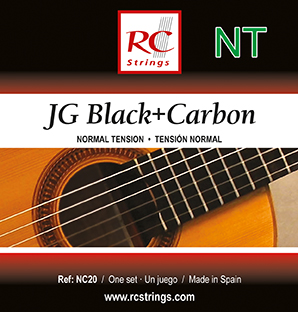 CUERDAS GUITARRA ROYAL CLASSICS JG Black and Carbon  -  NC20
