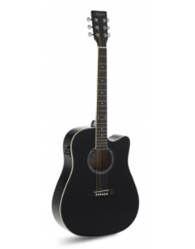 GUITARRA AC�STICA ADMIRA TENNESSEE NEGRA SATINADA ADMATNSCEBKS