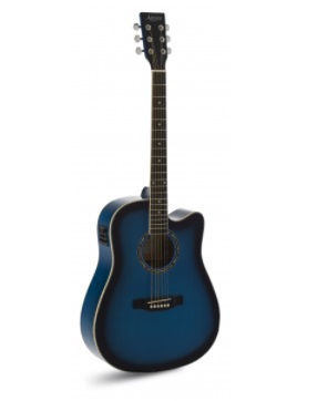 GUITARRA AC�STICA ADMIRA TENNESSEE AZUL SATINADA ADMATNSCEBLS