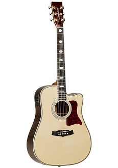 GUITARRA AC�STICA TANGLEWOOD TW1000HSRCE CUTAWAY ELECTRIFICADA DREADNOUGHT