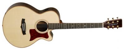 GUITARRA AC�STICA TANGLEWOOD SUPER FOLK CON CUTAWAY TW45RVSE SERIE HERITAGE