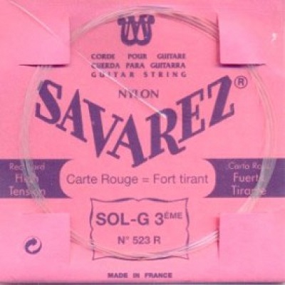 Cuerda Savarez Clsica 3a Carta Roja 523-R CSR3