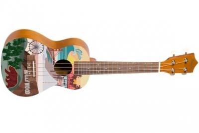 Ukelele Soprano Bamboo B1E-CF California