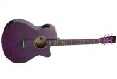 GUITARRA ACSTICA TANGLEWOOD AZURE SUPER FOLK PRPURA  TA4CEPU
