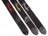 Correa Fender 099-0662-015 Poly Negra Logo Rojo 2