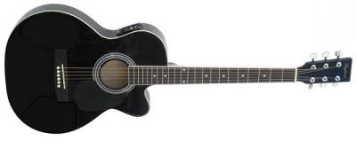 GUITARRA AC�STICA ELECTRIFICADA DAYTONA A401CEBK NEGRA