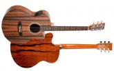 GUITARRA AC�STICA DAYTONA ELECTRIFICADA A401CE MINI JUMBO �BANO A401CEEB