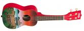 UKELELE SOPRANO SERIE UKADELIC GRAPHIC TOP UKASURF