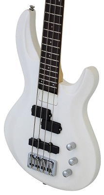 BAJO EL�CTRICO ARIA IGB-STD BLANCO IGBWH