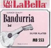 CUERDA SUELTA LA BELLA PARA BANDURRIA 3 (PAR)