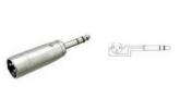 ADAPTADOR XLR MACHO - JACK ESTEREO A044