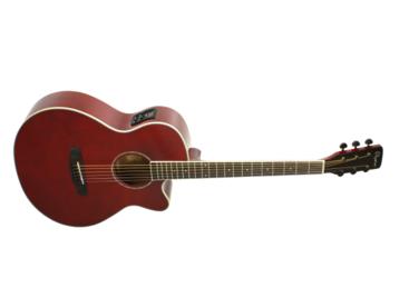 GUITARRA AC�STICA DAYTONA MINI JUMBO ROJO GADSTR